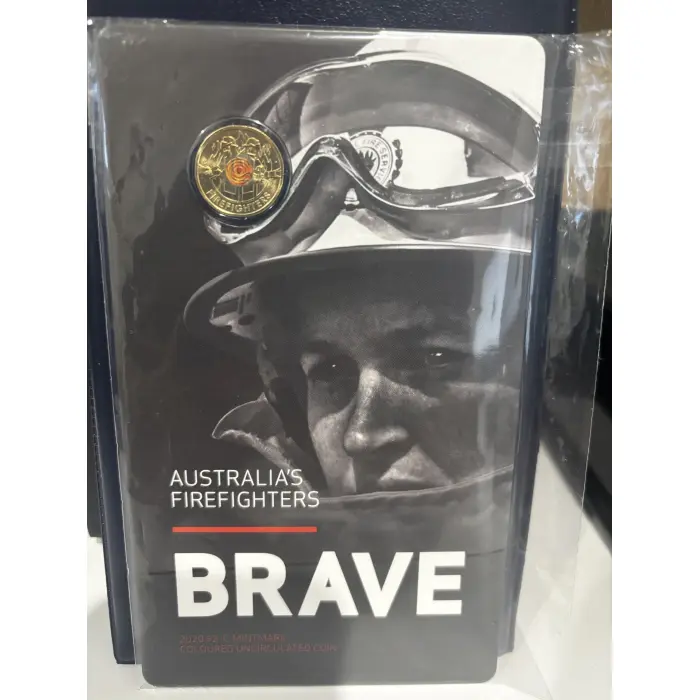  $2 2020 Firefighters 'C' Mint coin