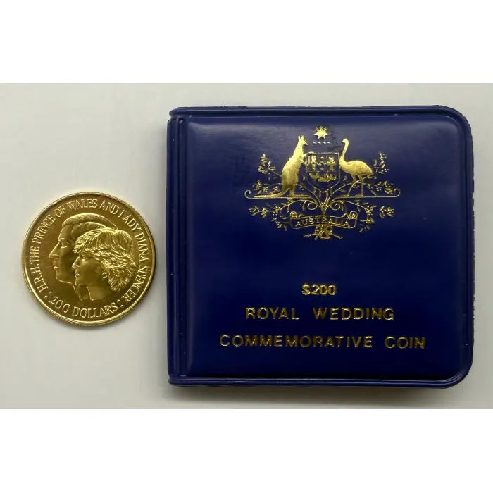 1981 $200 Royal Wedding Commemorative Gold Coin