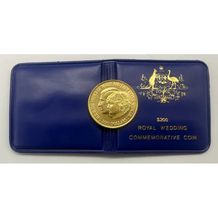1981 $200 Royal Wedding Commemorative Gold Coin