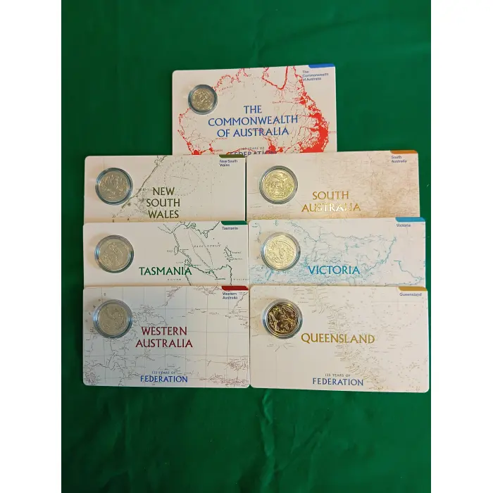 Federation Coin Set ,125 Years.