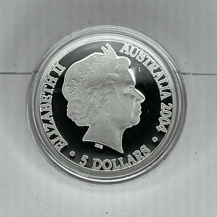 2004 Adelaide to Darwin Railway $5 Silver Proof Coin