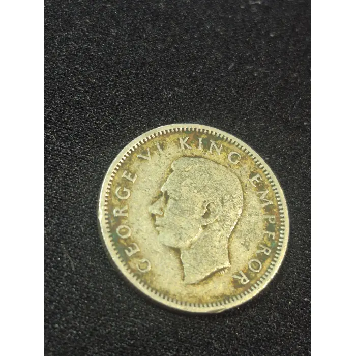 1937 New Zealand Sixpence Silver Coin – King George VI
