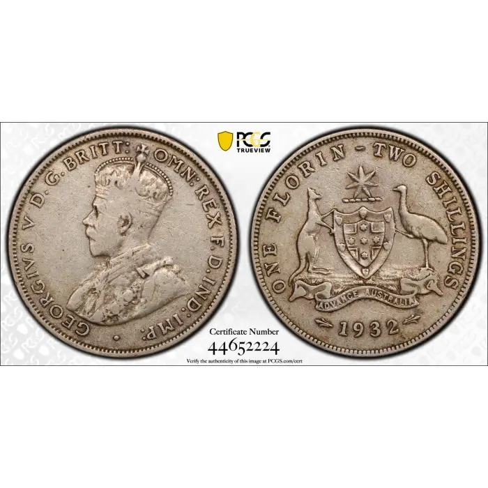 Key Date 1932 Florin - PCGS VF20