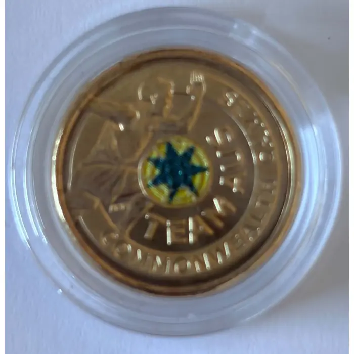 2026 $2 Colour Commonwealth Games  Coins – Full Set of 3 Coins in lighthouse Cap
