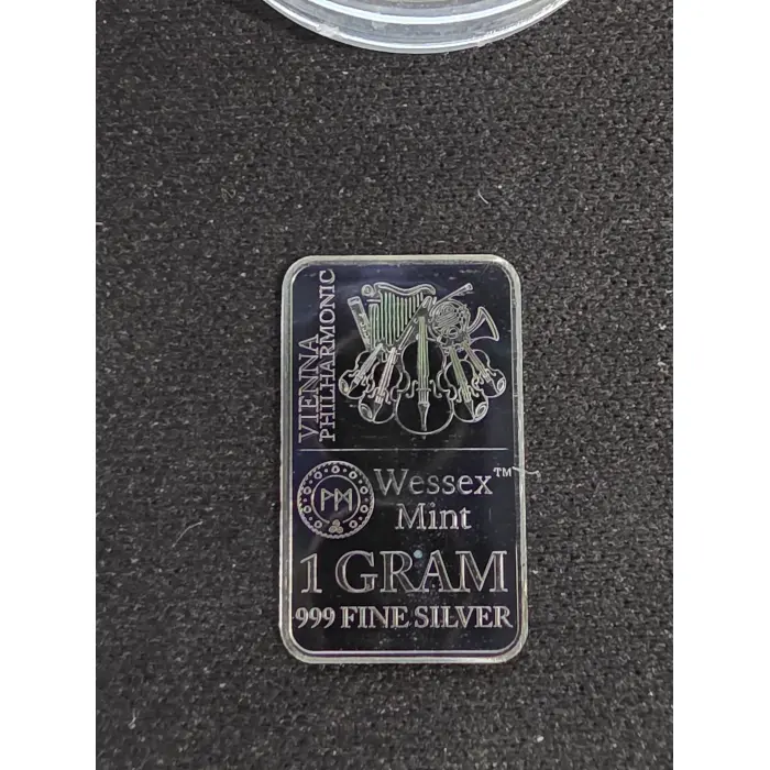 1 gram fine 999 silver bars various designs 