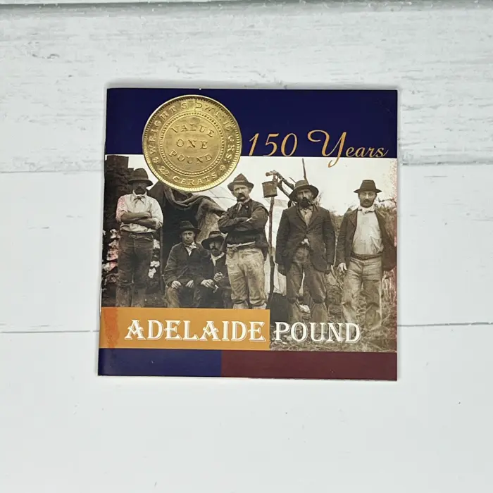 2002 $10 Adelaide Pound 150th Anniversary silver coin.