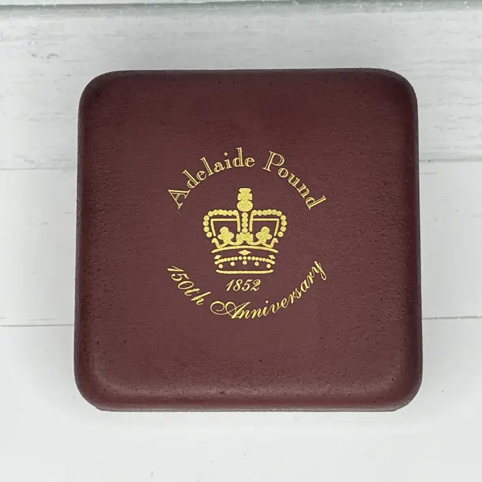 2002 $10 Adelaide Pound 150th Anniversary silver coin.
