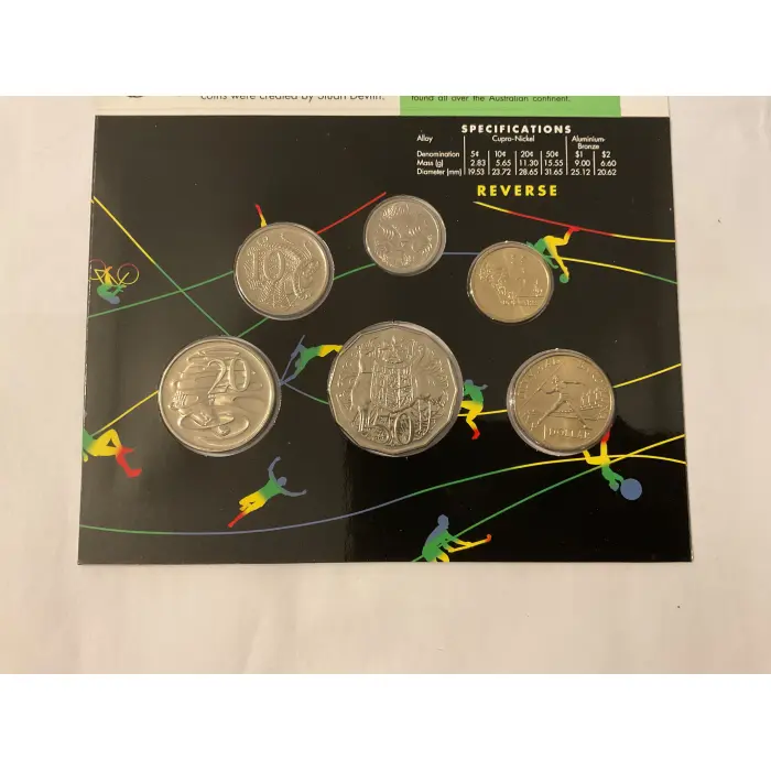 1992 Royal Australian Mint Barcelona Olympics Set
