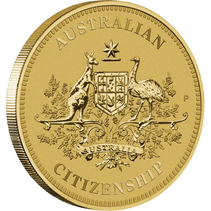 2011 Australian Citizenship Uncirculated $1 Perth Mint Coin on Card