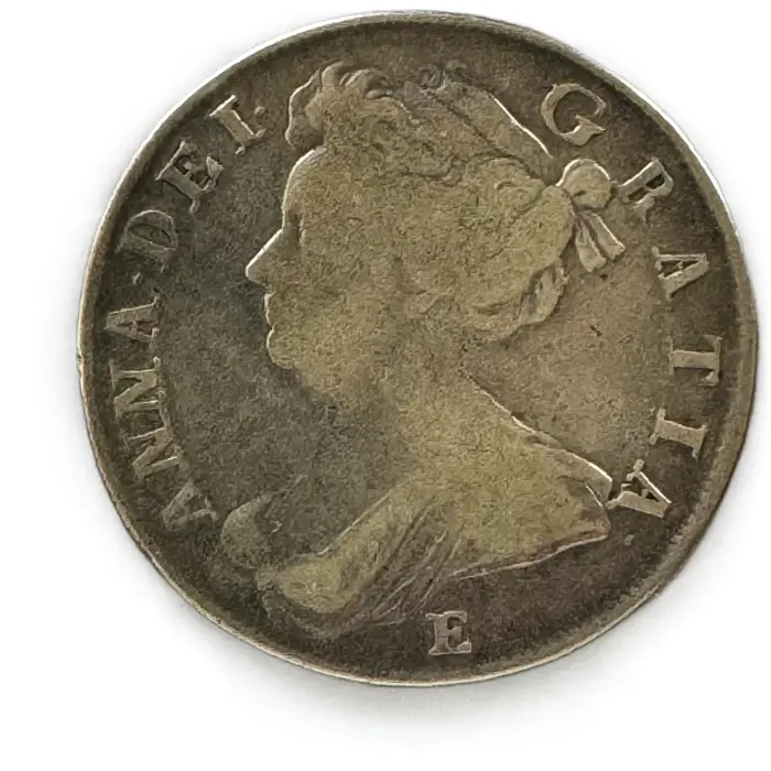 ENGLISH 1708E Queen Anne Halfcrown (S3605) F