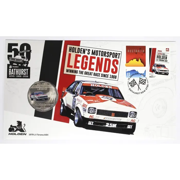 2019 50c 1979 Holden LX Torana A9X - Bathurst Wins - Motorsport Legend PNC