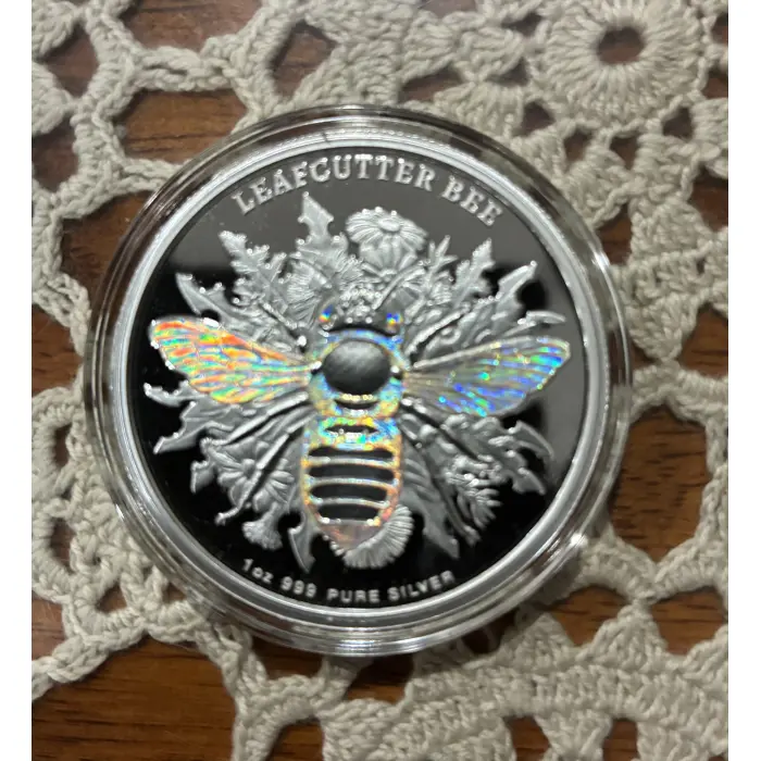 2026 AUSTRALIAN NATIVE BEES  1oz SILVER COIN “LEAFCUTTER BEE”  ISSUE #4