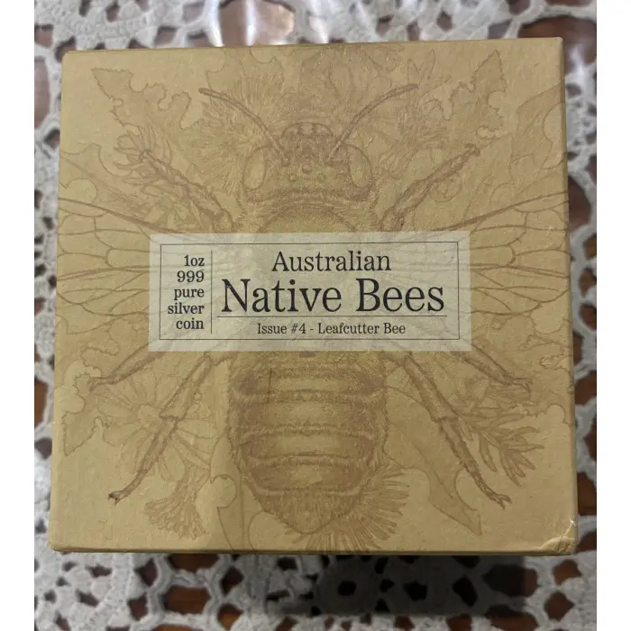 2026 AUSTRALIAN NATIVE BEES  1oz SILVER COIN “LEAFCUTTER BEE”  ISSUE #4