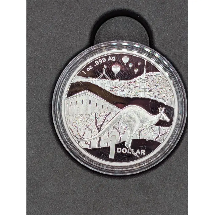 2025 $1 1 oz Fine Silver Proof Coin - Kangaroo Series