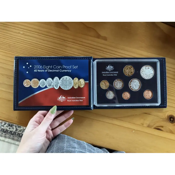 2006 Proof Coins 8 Set - 40 Years of Decimal Currency