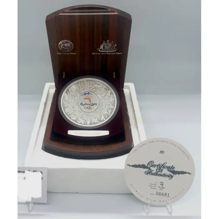 2000 Sydney Olympic Games 1kg 99.9% silver coin