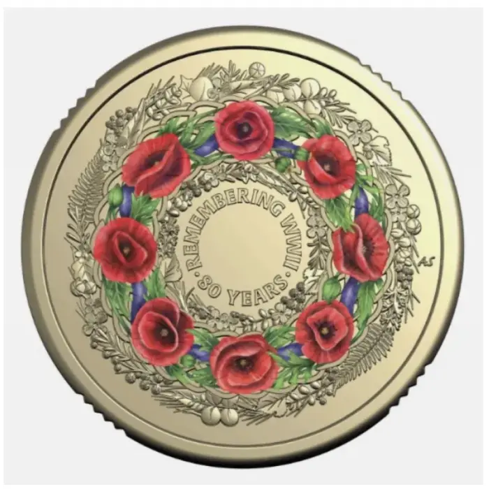 2025 $2 80 Years On Remembering The Second World War Circulated Coin