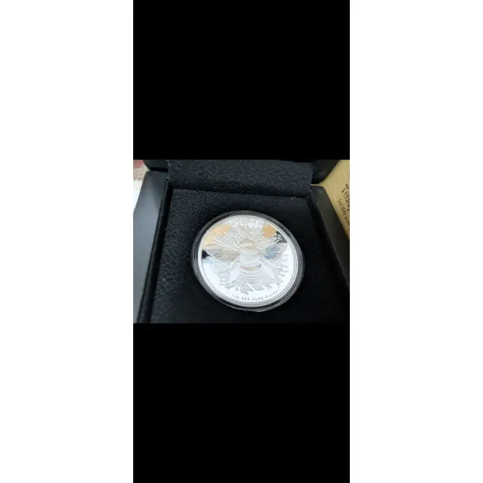 2026 $2 Teddy Bear Bee Hologram 1oz Silver Proof Coin (COA #0792) — Sold Out
