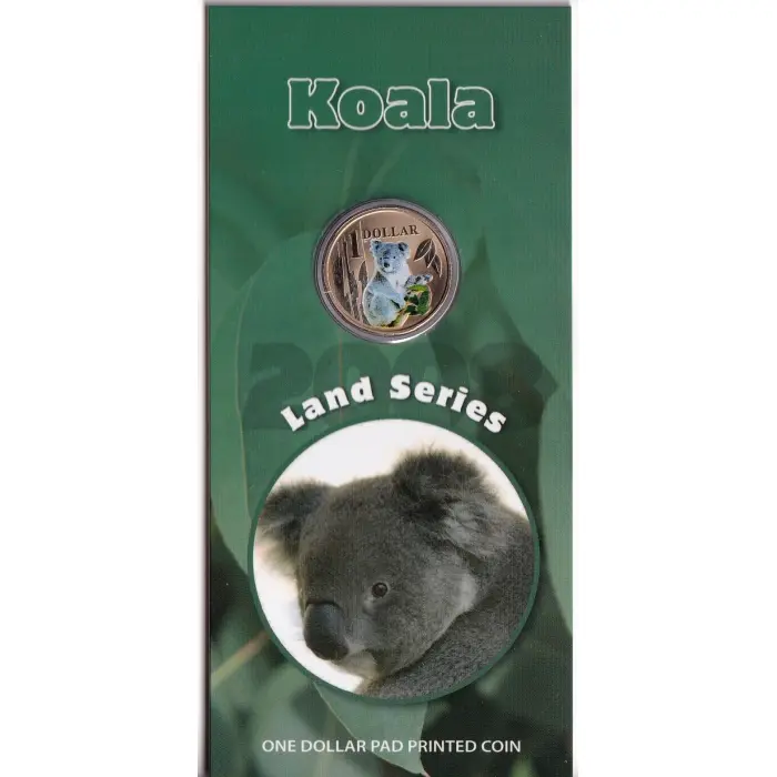 2008 Koala $1 Land Series Coloured Uncirculated Coin