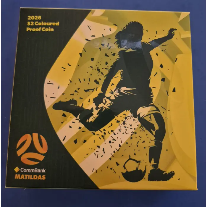 2026 Matildas $2 Albr Proof coin