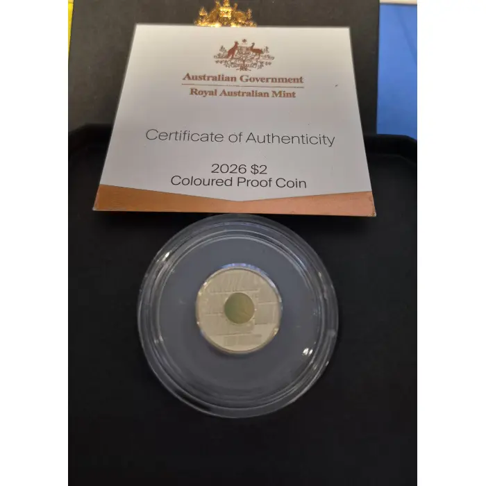 2026 Matildas $2 Albr Proof coin
