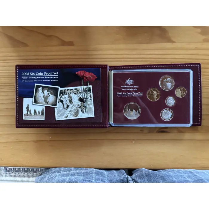 2005 End of WW2 Proof Set - 6 Coin Set 