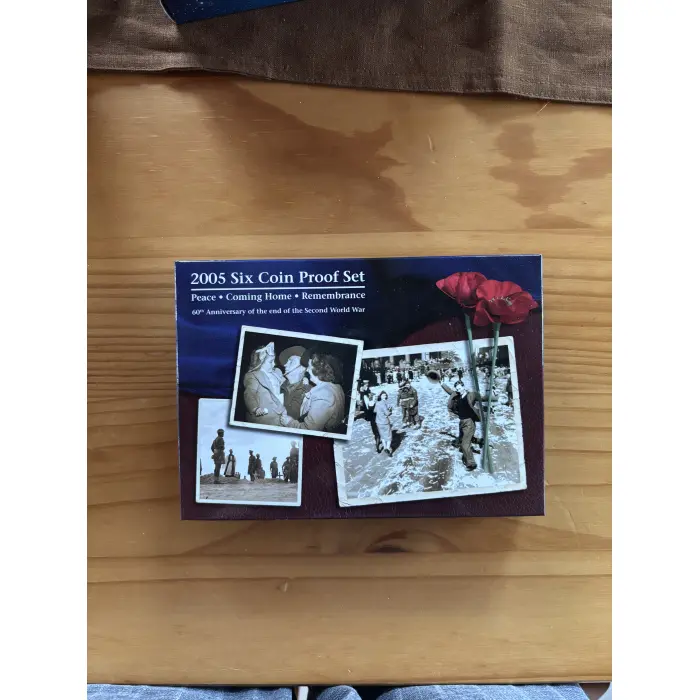 2005 End of WW2 Proof Set - 6 Coin Set 