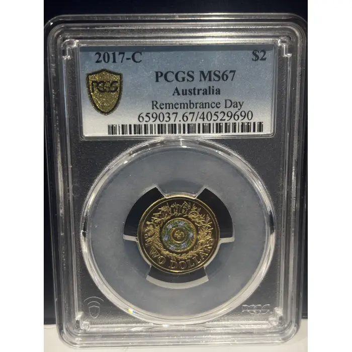 2017 $2 Rosemary Remembrance Day PCGS MS65