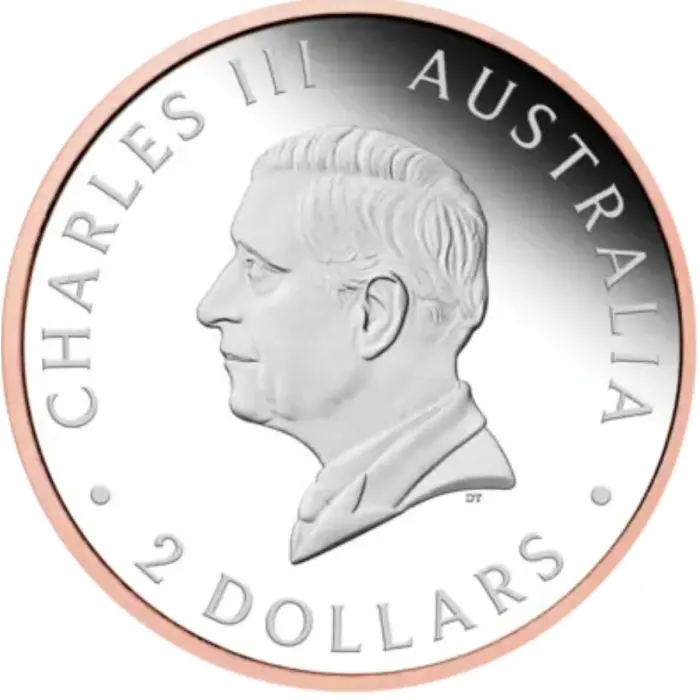 2 oz Silver Coin - Wedge-Tailed Eagle-Rose Gold Plating Ultra High Relief - 2025