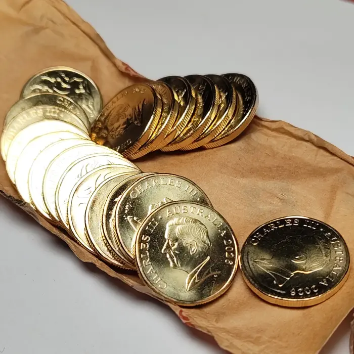 5 x 2026 $1 Mob of Six Roos Uncirculated Coins - Bundle of 5 (In Capsules)