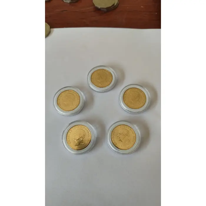 5 x 2026 $1 Mob of Six Roos Uncirculated Coins - Bundle of 5 (In Capsules)