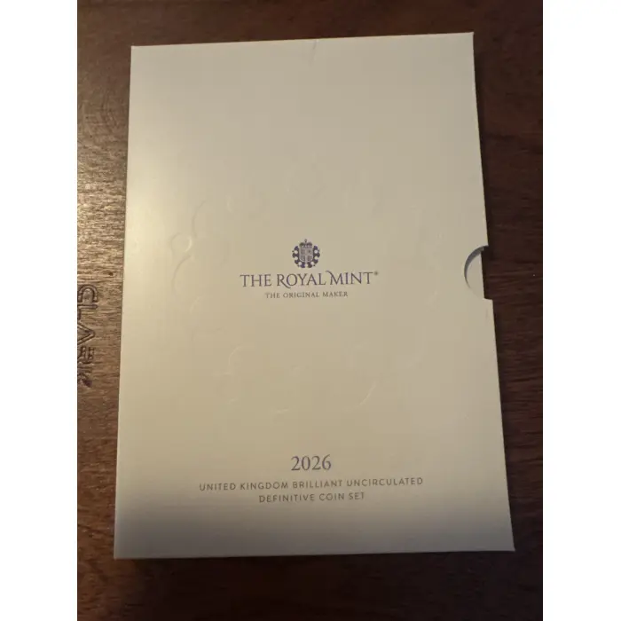 GREAT BRITAIN 2026 8-COIN DEFINITIVE BRILLIANT UNCIRCULATED SET