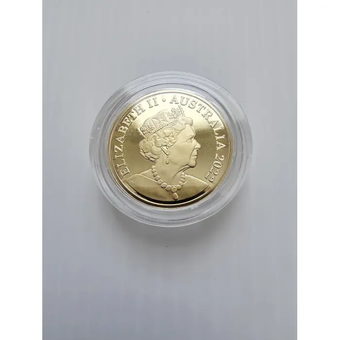 2022 GREAT AUSSIE COIN HUNT 3 "O - OPAL" $1 proof coin in capsule.