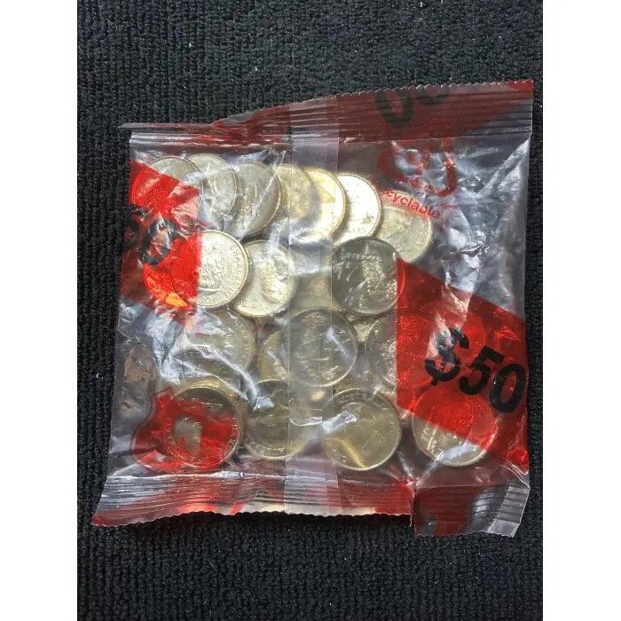 Security company bag of uncirculated 2026 $2 coins