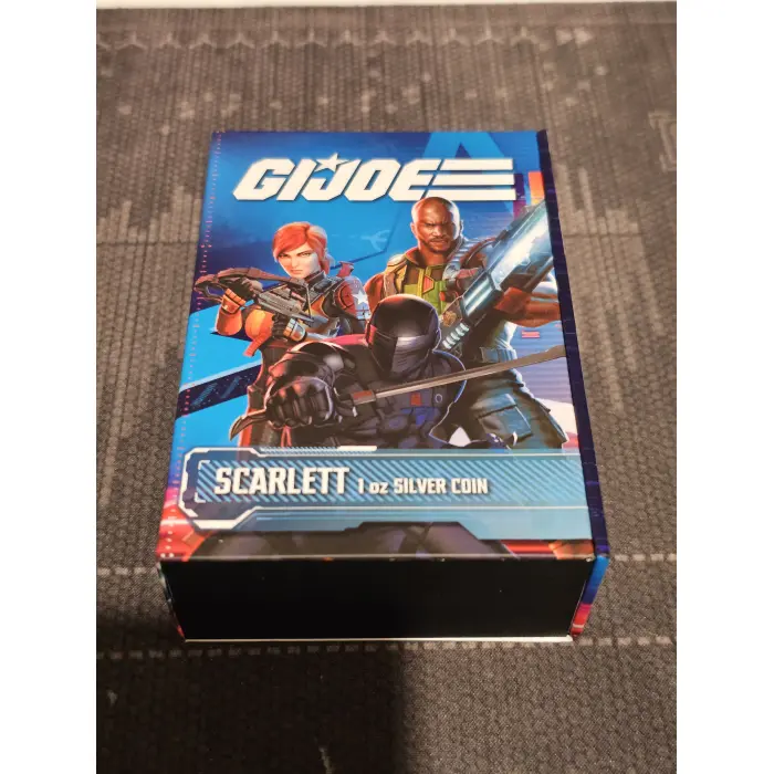 2024 New Zealand Mint Hasbro G.I. Joe Scarlett 1 oz Proof Silver Coin 