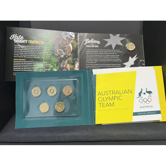 UNC $2 Commemorative Carded Set  Rio 2016 Olypics & Paralympics 