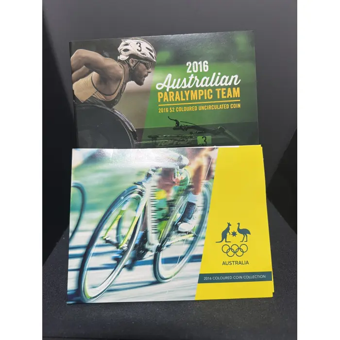 UNC $2 Commemorative Carded Set  Rio 2016 Olypics & Paralympics 