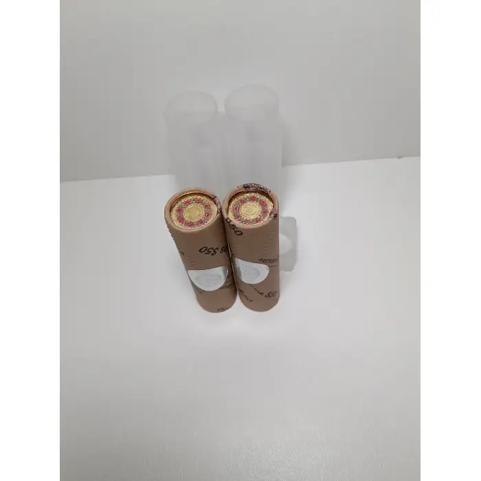  2025 $2 Remembrance 80th Anniversary Poppy Wreath UNC RAM Roll in a Tube