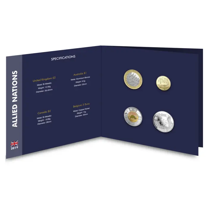 2019 Four Coin Set - 75th Anniversary of D-Day