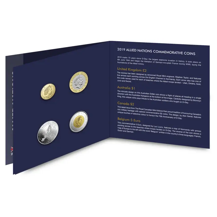 2019 Four Coin Set - 75th Anniversary of D-Day
