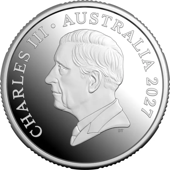 2027 $1 Coloured Silver Proof Coin - Bluey Cricket NEW RELEASE