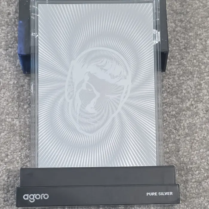 Agoro Spock 5 gram pure silver foil in box #1034/2000