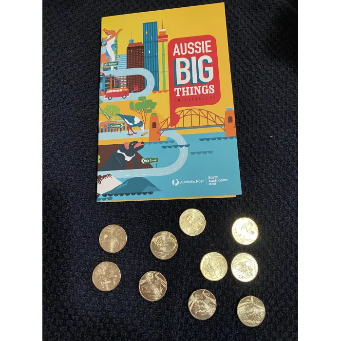 Australia 2024 Aussie Big Things coin set folder & roll 