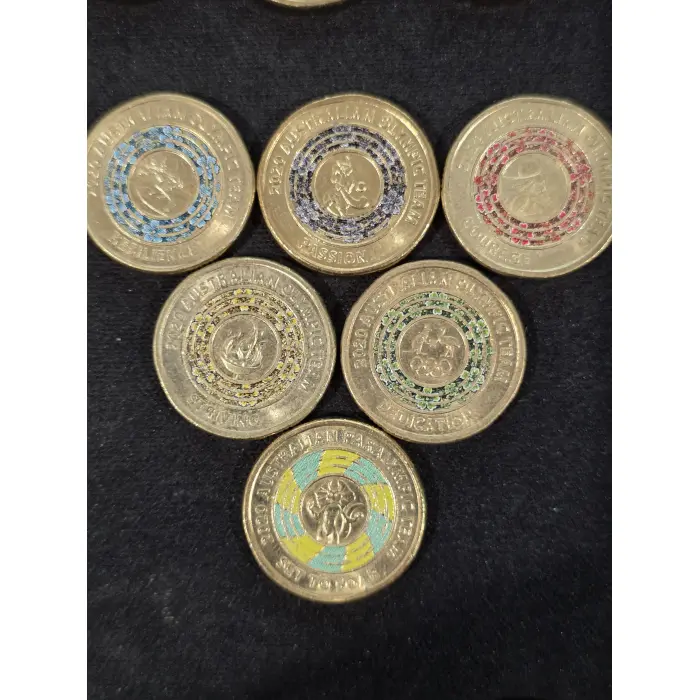$2 circulated commemorative bundle "sports" 25 coin bundle