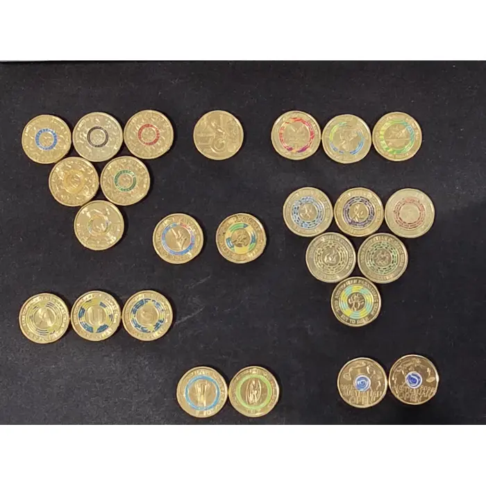 $2 circulated commemorative bundle "sports" 25 coin bundle