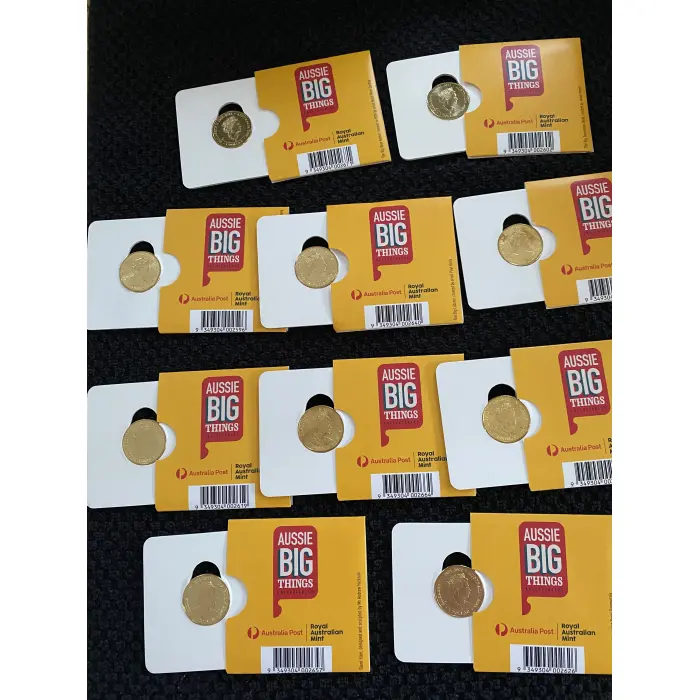 Aussie Big Things $1 Collectable 10 Coin Set with Sleeves 2023