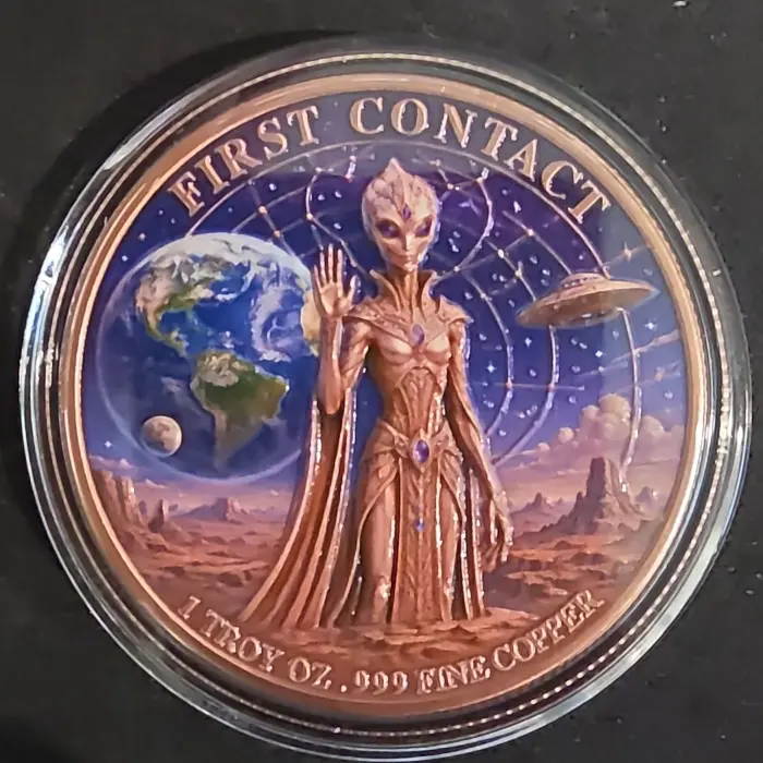 1oz 999 copper high relief 
