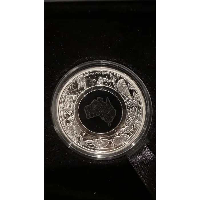 2026 Great Southern Land 1oz Silver Proof Matrix OPAL Coin Perth Mint