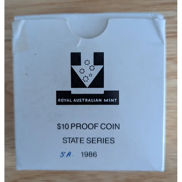 RAM $10 Silver Proof State Series S.A. 1986