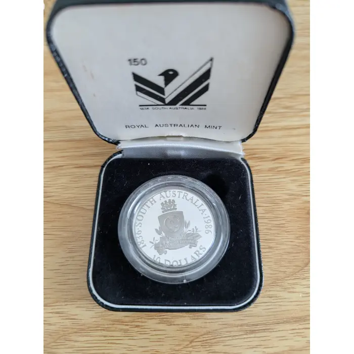 RAM $10 Silver Proof State Series S.A. 1986